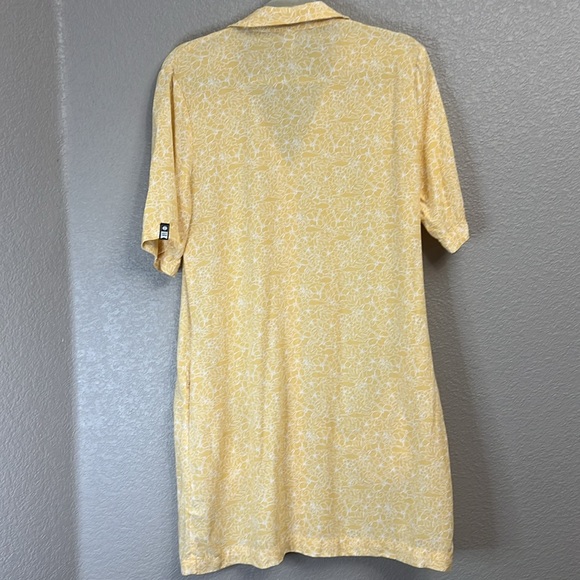 Salty Crew Seafarer Floral Button Up Dress Dusty Gold Small - Picture 6 of 10